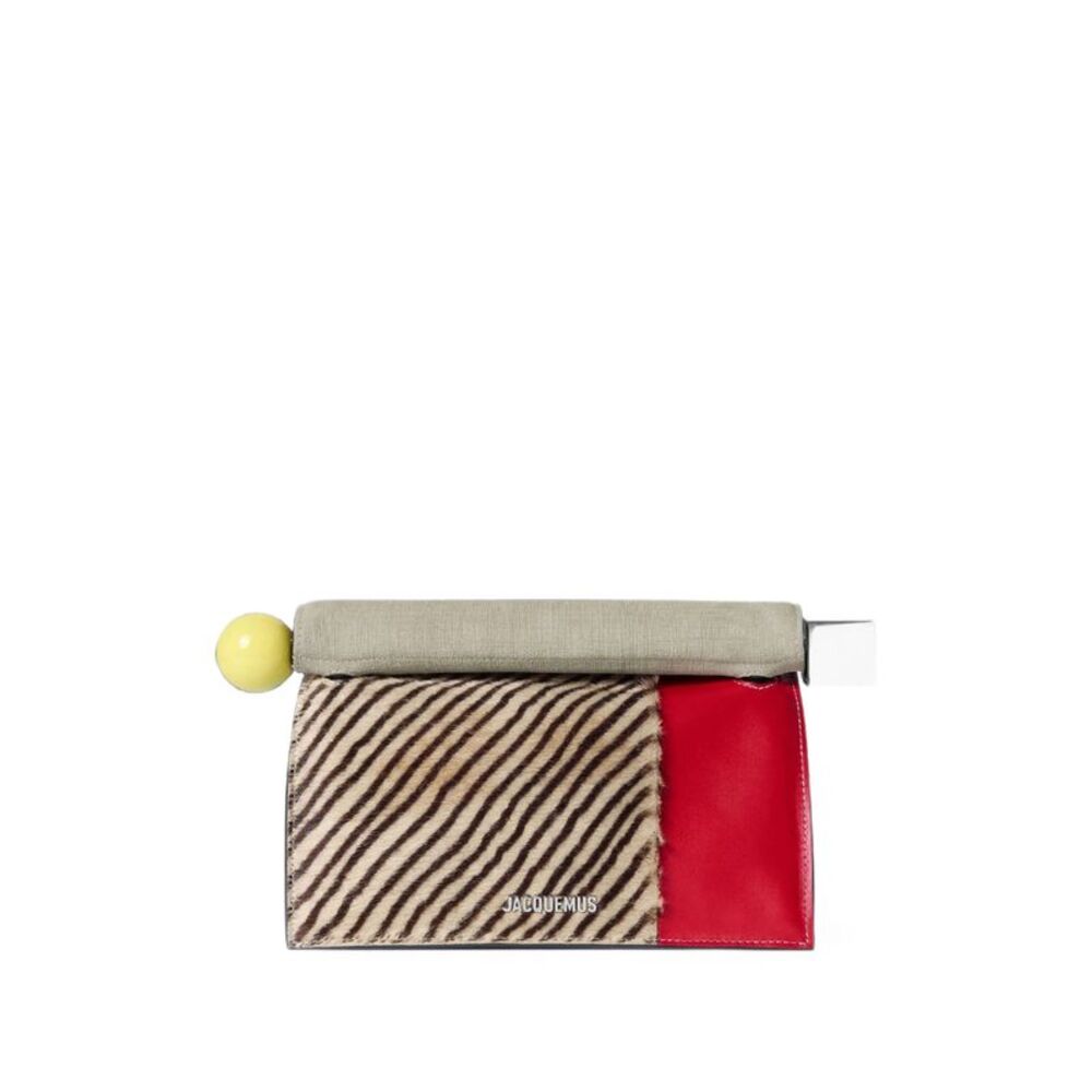 Jacquemus Neutrals Clutch Bags Women